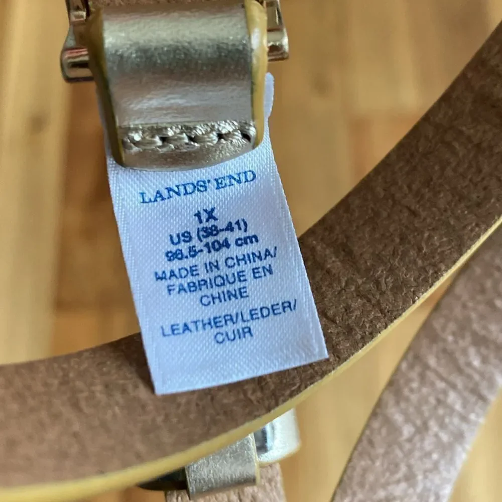 NWOT Lands’ End leather belt